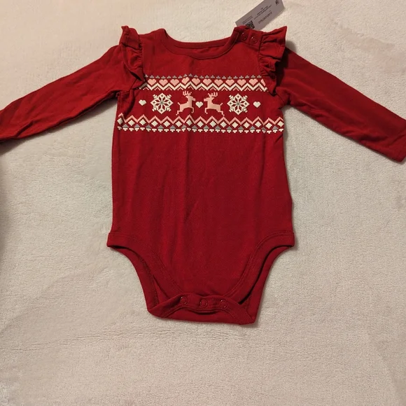 🎈5/$20🎈 Garanimals Girl's Long Sleeve Onesie - Picture 4 of 10